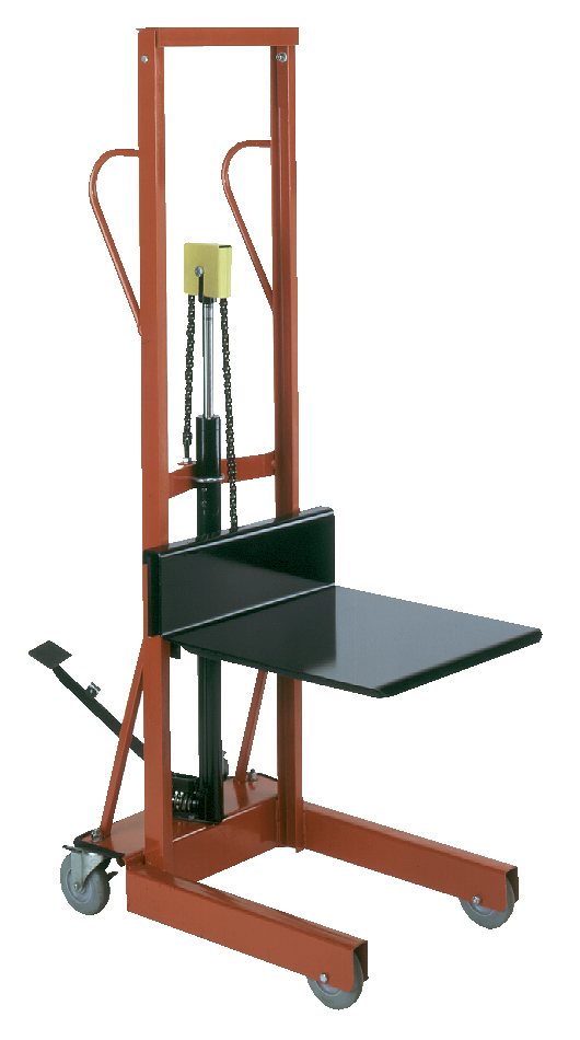 Hydraulic Lite-Lift, 500 lbs Capacity, 54 Inch Lift, 20 x 20 Inch Platform