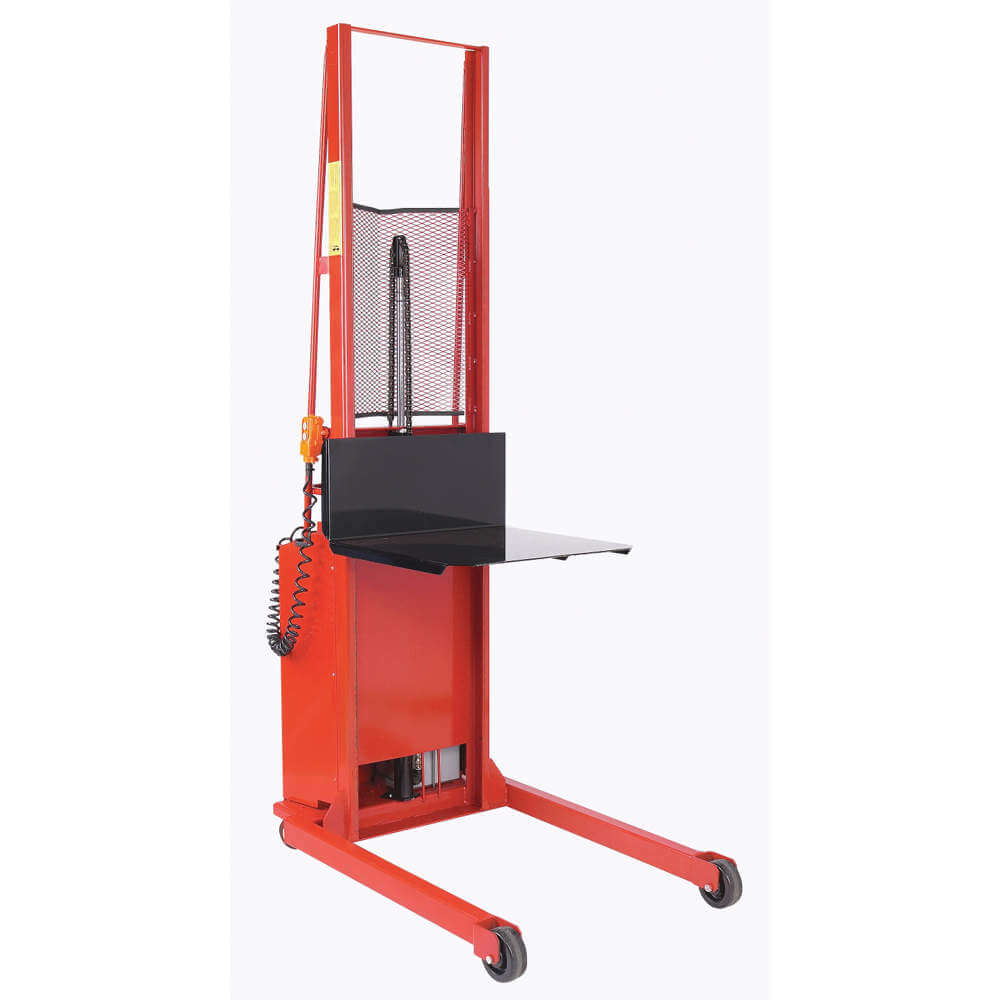 WESCO 261022 Powered Stacker, 60 Inch Lift, 24 Inch x 24 Inch Platform | AF3RPC 8CL64 / PESPL-60-2424