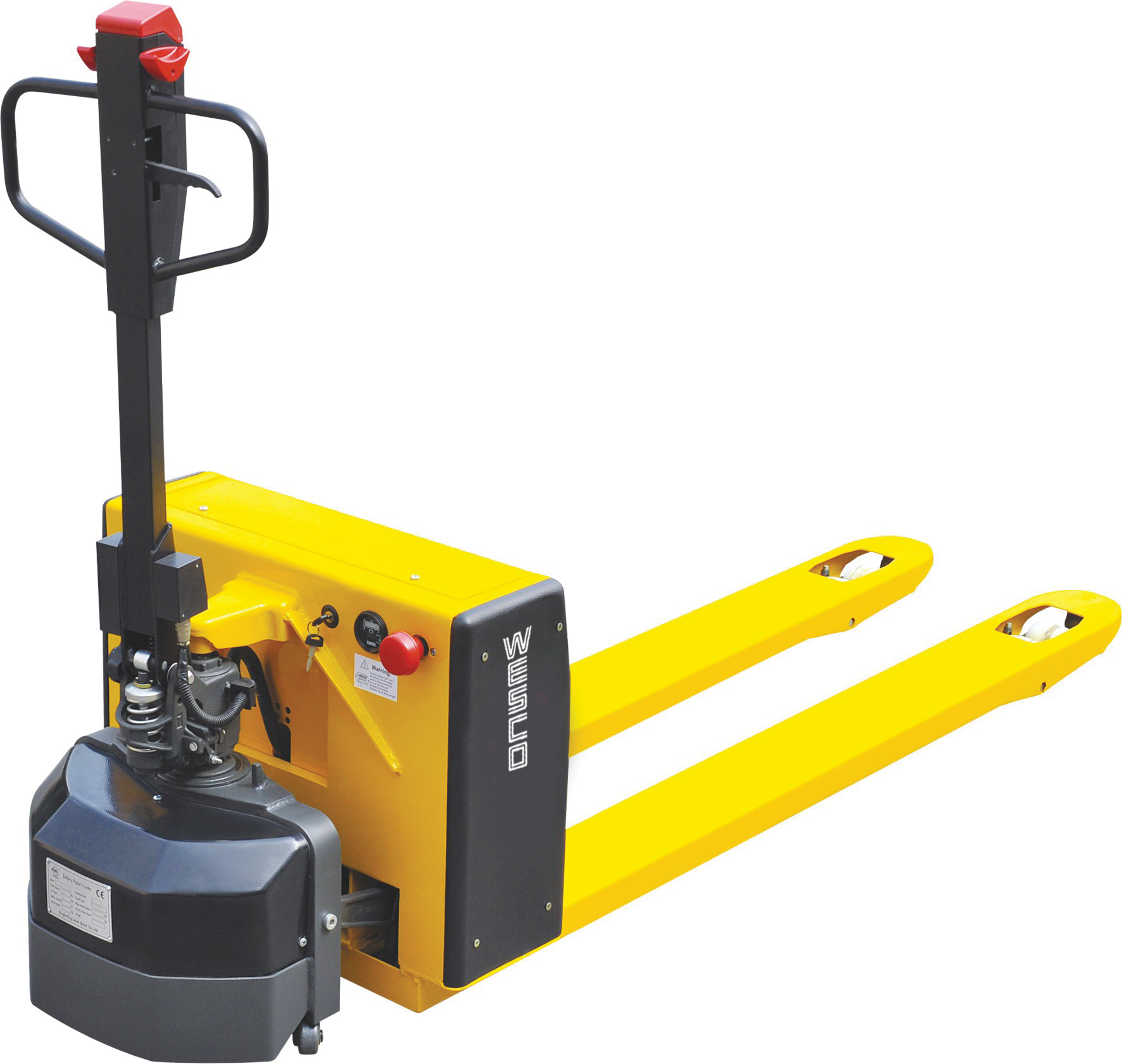 Specialty Heavy Duty Semi Electric Pallet Truck, 3300 Lbs Capacity