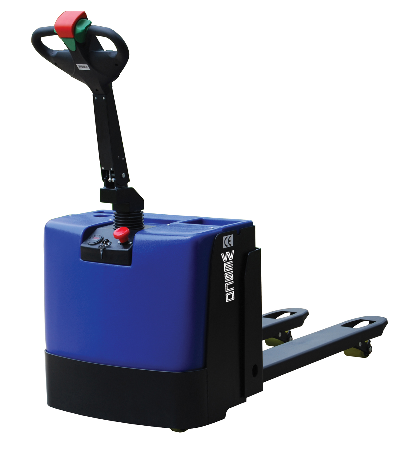 Powered Walkie Pallet Truck, Light Duty, 3300 lbs Capacity, 21.5 Inch Width