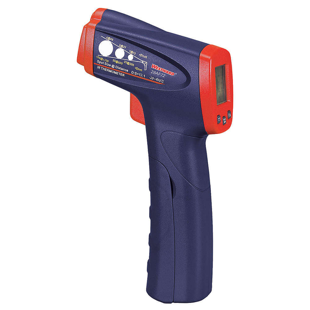 WESTWARD 28AF72 Infrared Thermometer -4 To 752f Trigger | AB8TGB