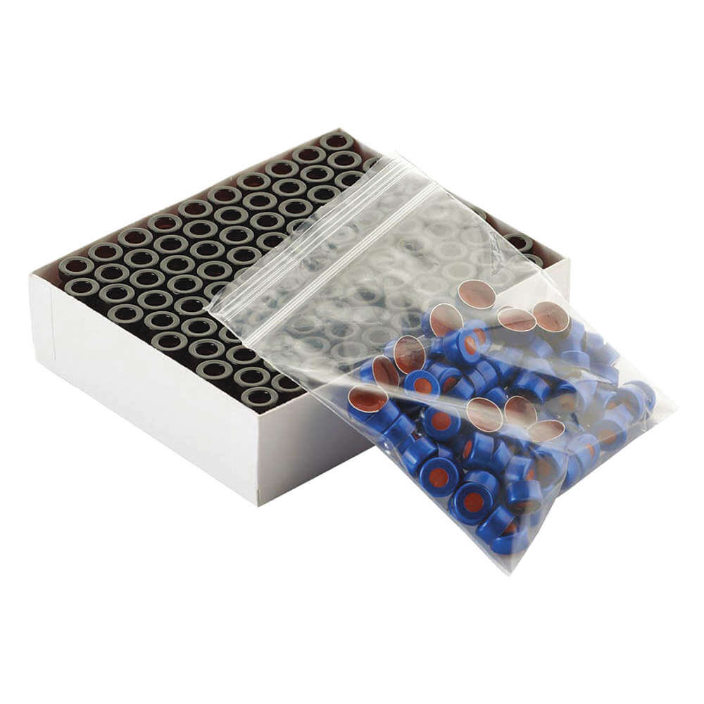 WHEATON W225172-0104 Autosampler Vial Blue Aluminium Seal Pk 100 | AF7XWX 23MW32