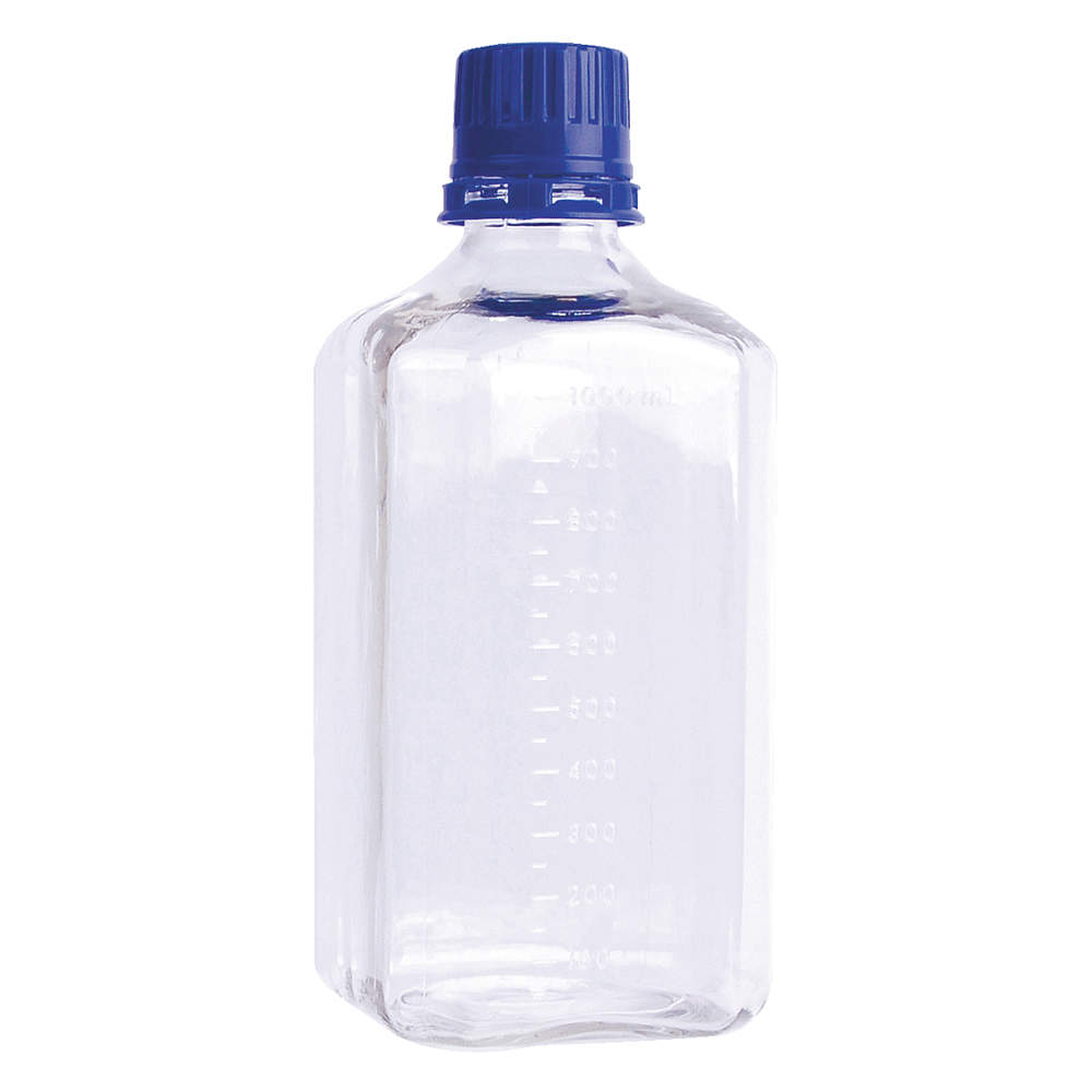 WHEATON WPBGC1000S Bottle PETG 1000mL Square PK12 | AG9DBZ 19KZ66