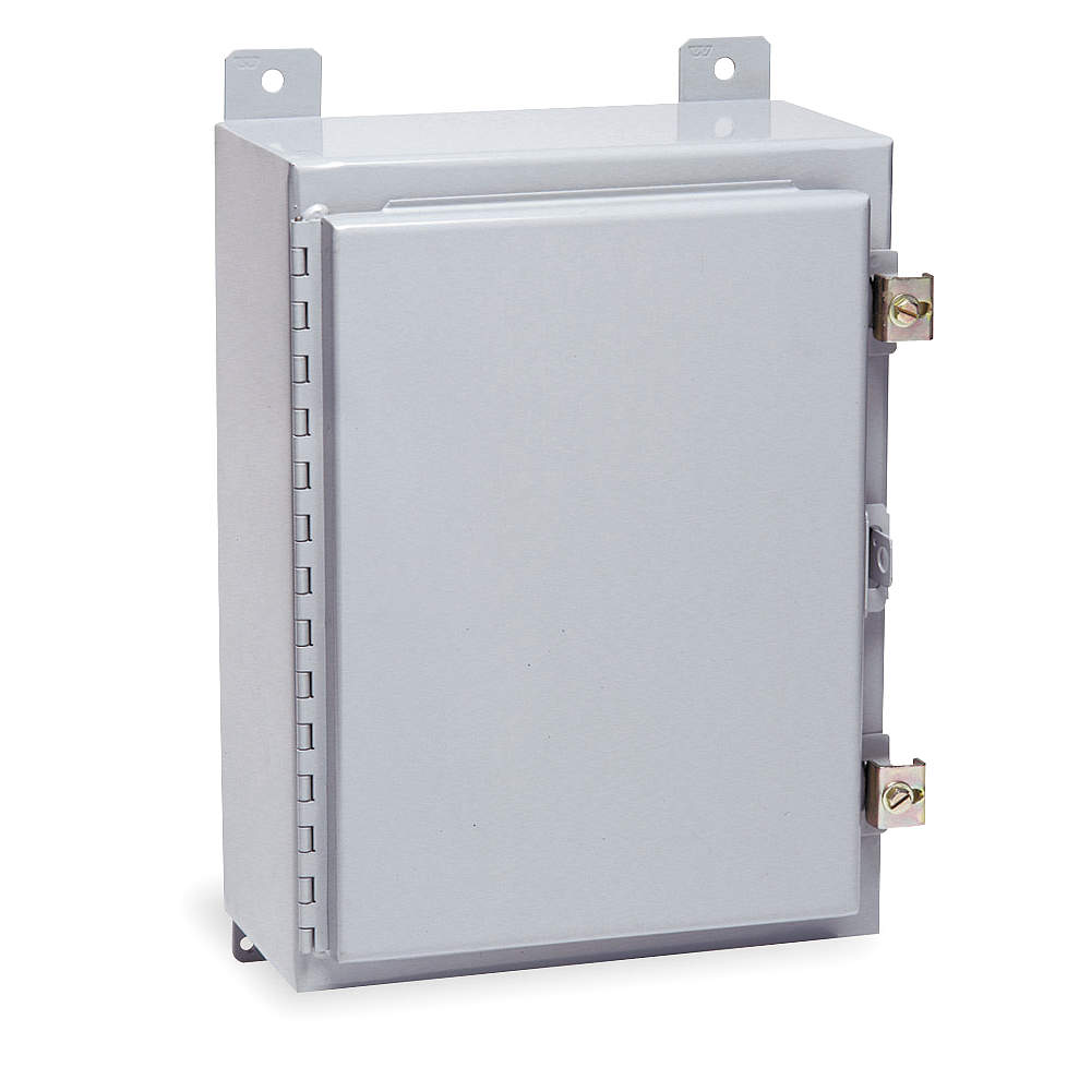 WIEGMANN N12161206 Metallic Enclosure Hinged 6d x 12w x 16h Inch | AC3TTN 2W824