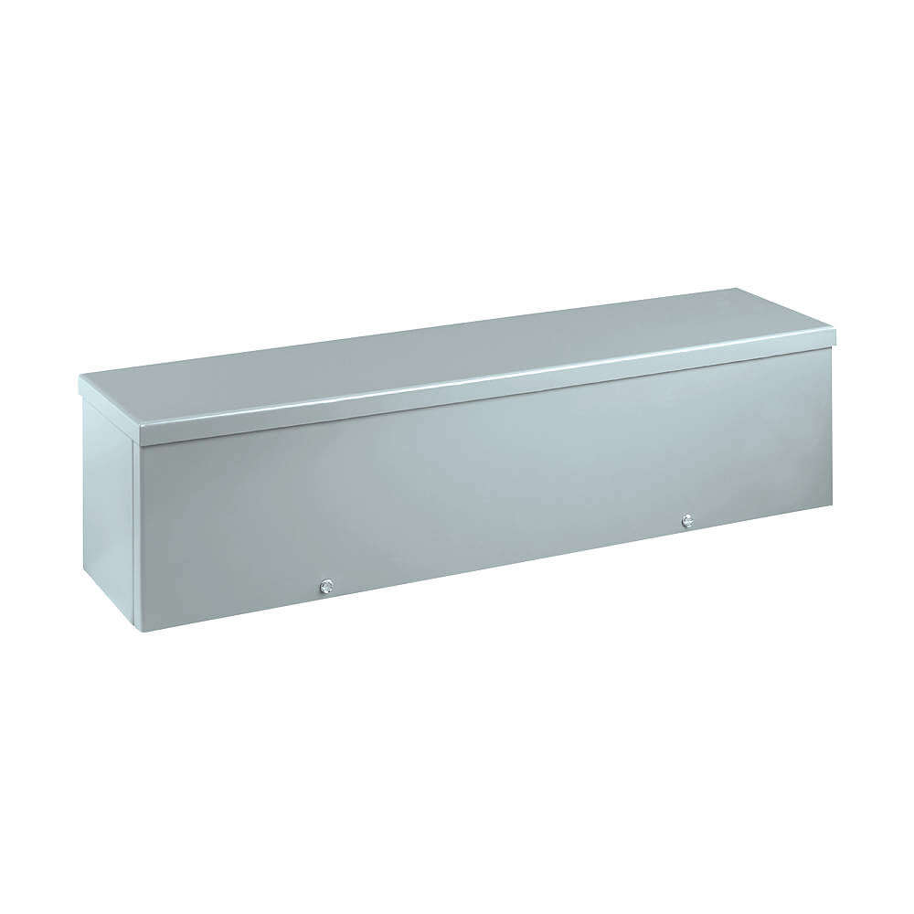 Wiring Trough Gray Steel 4dx48wx4h Inch