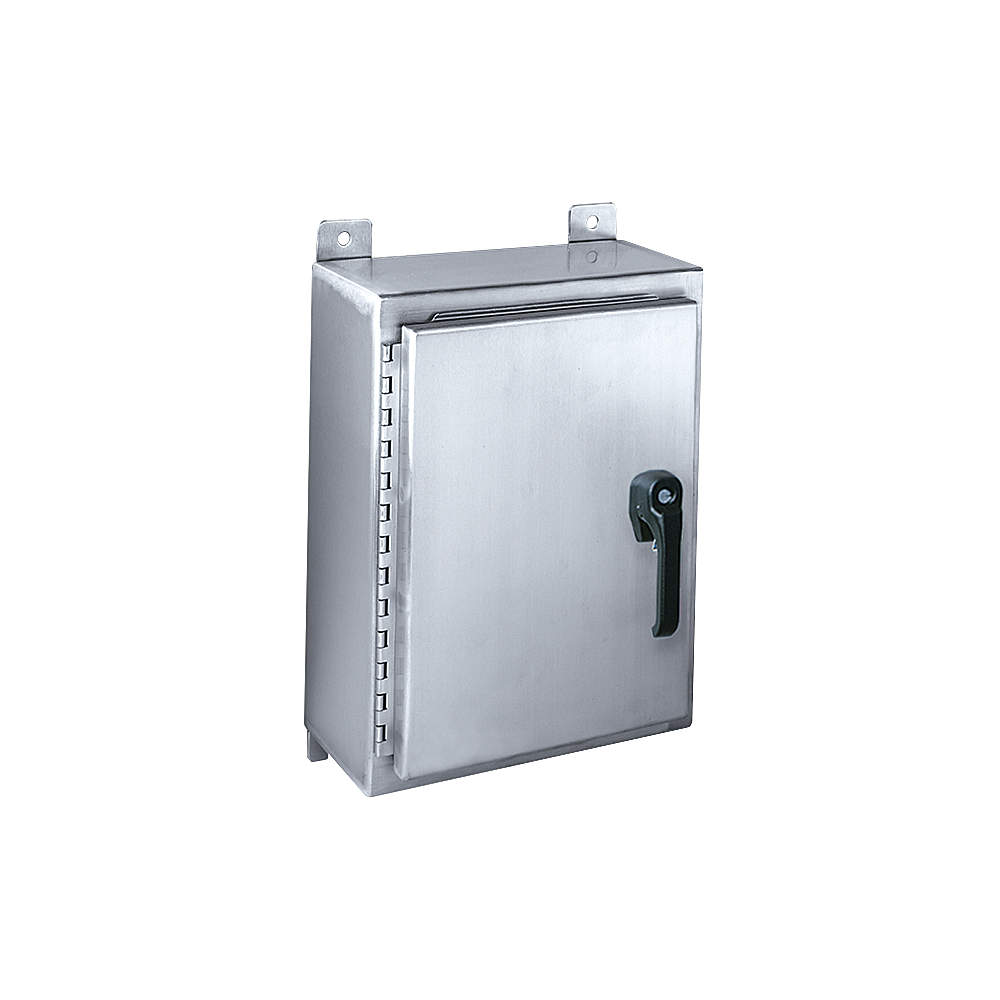 WIEGMANN SSN42424083PT Metallic Enclosure 24 Inch Height x 24 Inch Width x 8 Inch Depth | AG2LCK 31KZ98