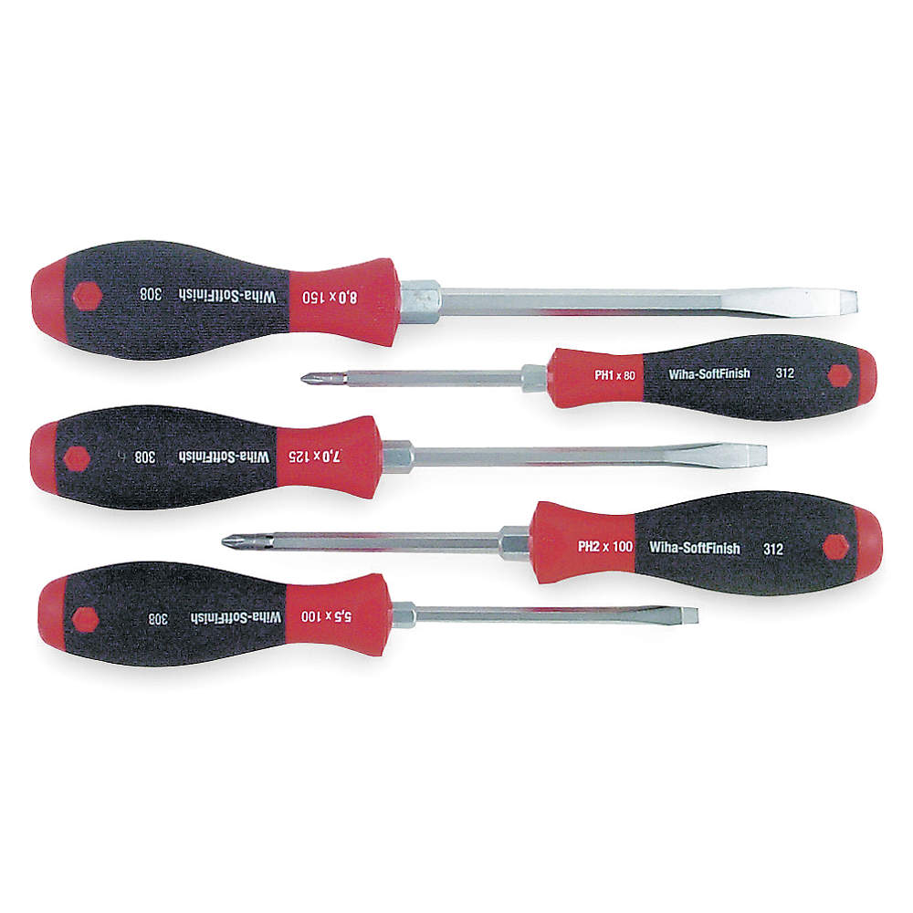 Screwdriver Set Combination Hd 5 Pc