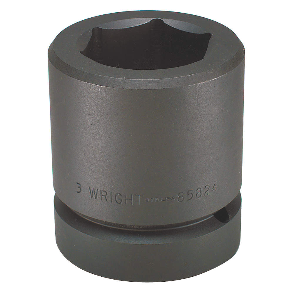 Metric Standard Impact Socket, 2-1/2 Inch Drive, 6 Point, 80mm