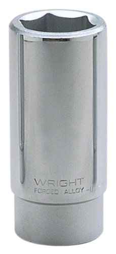 WRIGHT TOOL 6524 Deep Socket, 3/4 Inch Drive, 6 Point, 3/4 Inch Size | AF8MVX 29AL01