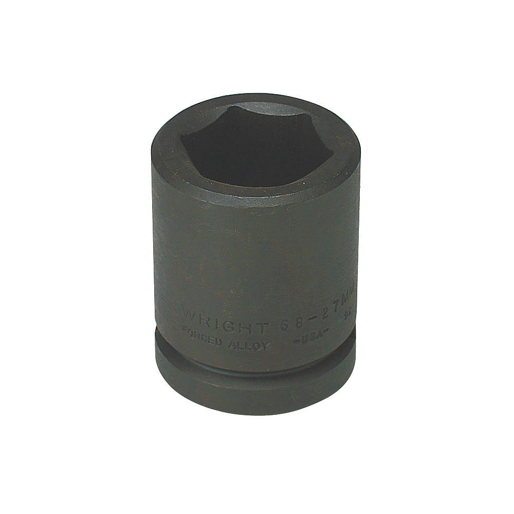 Standard Metric Impact Socket, 3/4 Inch Drive, 6 Point, 19mm