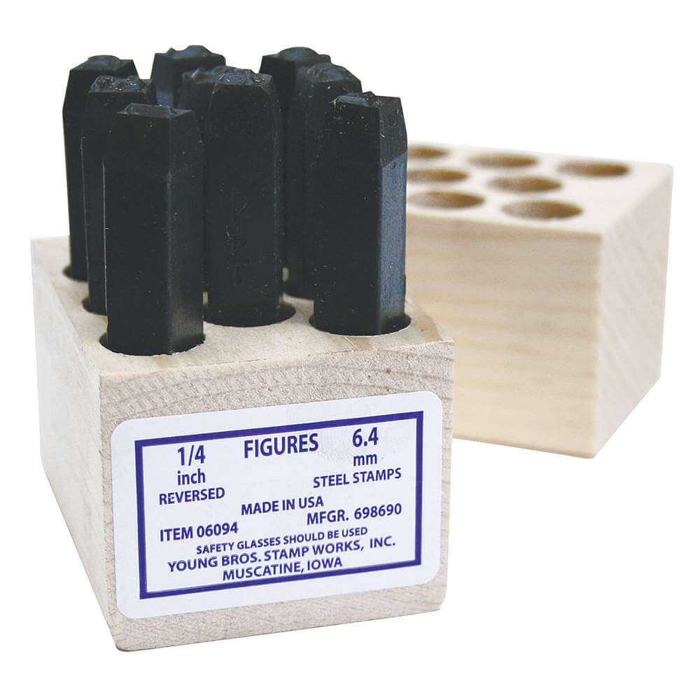 Number Set 1/8 Inch H Steel