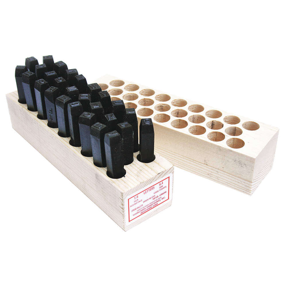 Letter Set 3/16 Inch H Steel