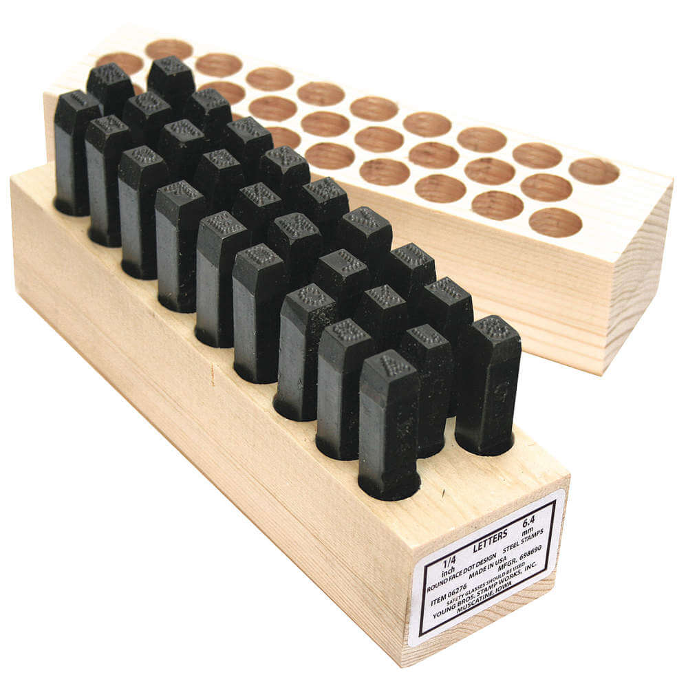 Letter Set 3/16 Inch H Steel