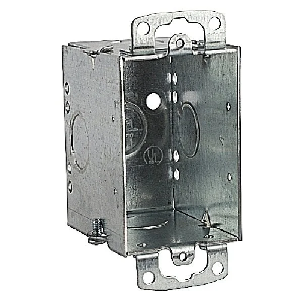 Electrical Box, Outlet Box, 1 Gangs, Steel