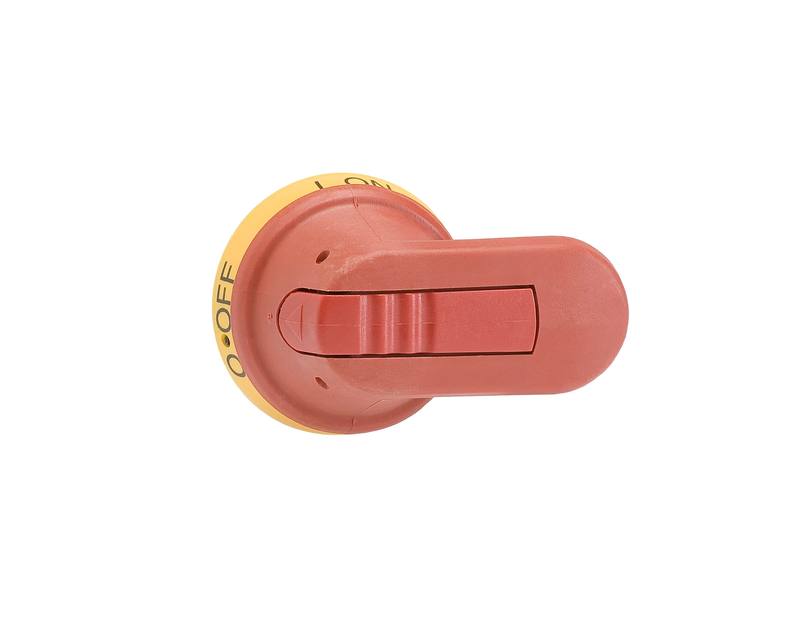 Pistol Handle, 6 x 65 mm, Red/Yellow, 3R