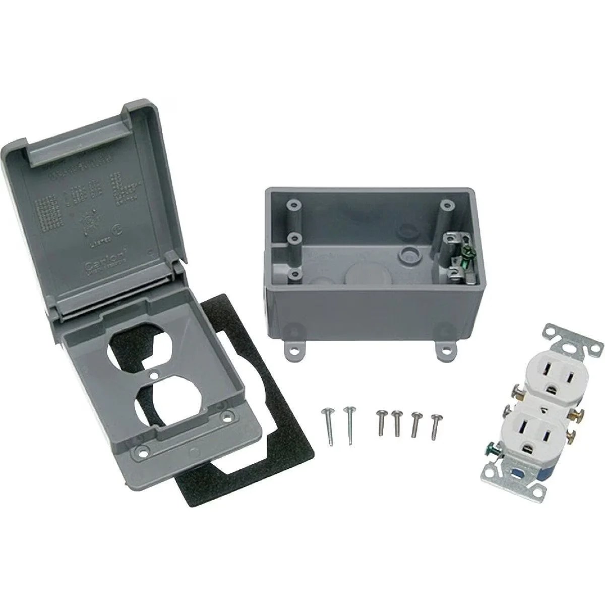 Electrical Box, Outlet Box, 1 Gangs