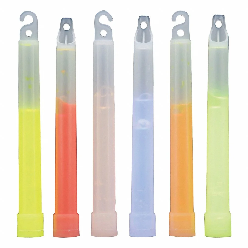 ABILITY ONE 6260-01-178-5560 Lightstick, 6 Inch Length, 8 hr Duration, 4 yr Shelf Life, Blue, 10 PK | CN7YVQ 53YJ06