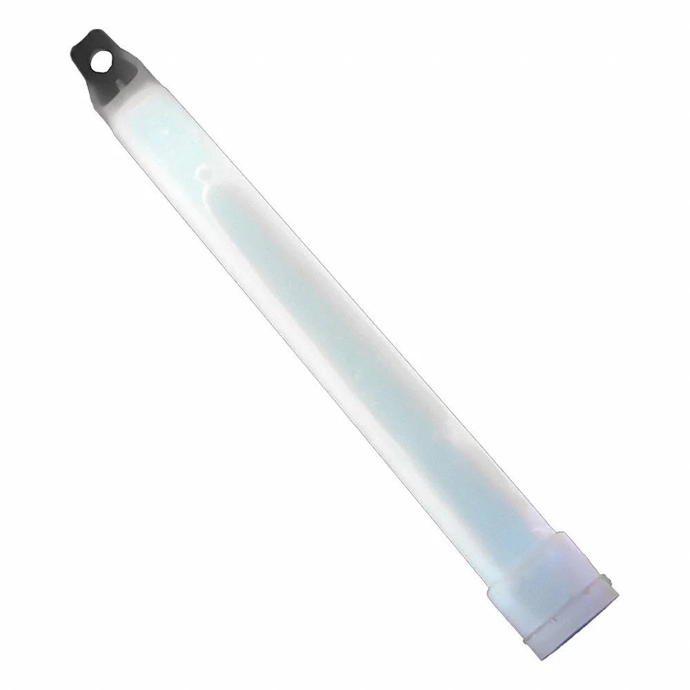 ABILITY ONE 6260-01-247-0368 Lightstick, 6 Inch Length, 30 min Duration, 4 yr Shelf Life, White, 10 PK | CN7YVU 53YJ11