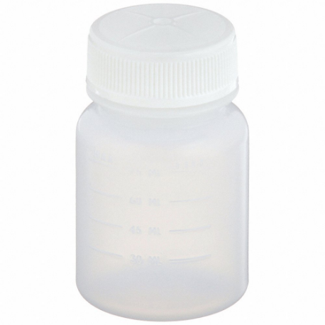 ABILITY ONE 6640-01-681-3575 Jar, 2.5 oz Labware Capacity - English, HDPE, Includes Closure, Polypropylene, 120 PK | CN7YUK 55EP55