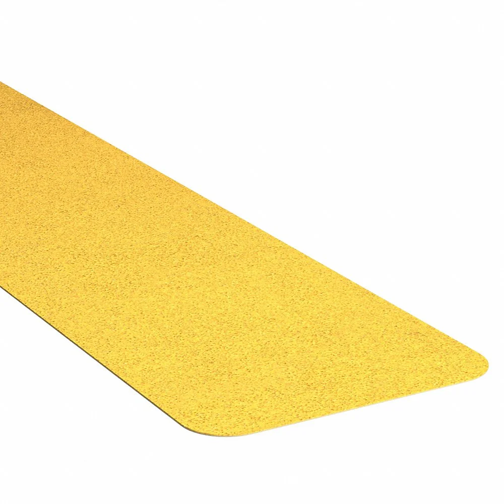ABILITY ONE 7220-01-648-1779 Anti-Slip Tread, Coarse, 60 Grit Size, Yellow, Solid, 6 Inch X 24 Inch Size, 0.9 Mil Thick | CN7ZCZ 52CA74