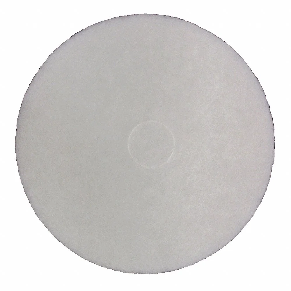ABILITY ONE 7910-01-513-2683 Polishing Pad, White, 12 Inch Floor Pad Size, 175 To 600 Rpm, 5 PK | CN7YYJ 52HU12