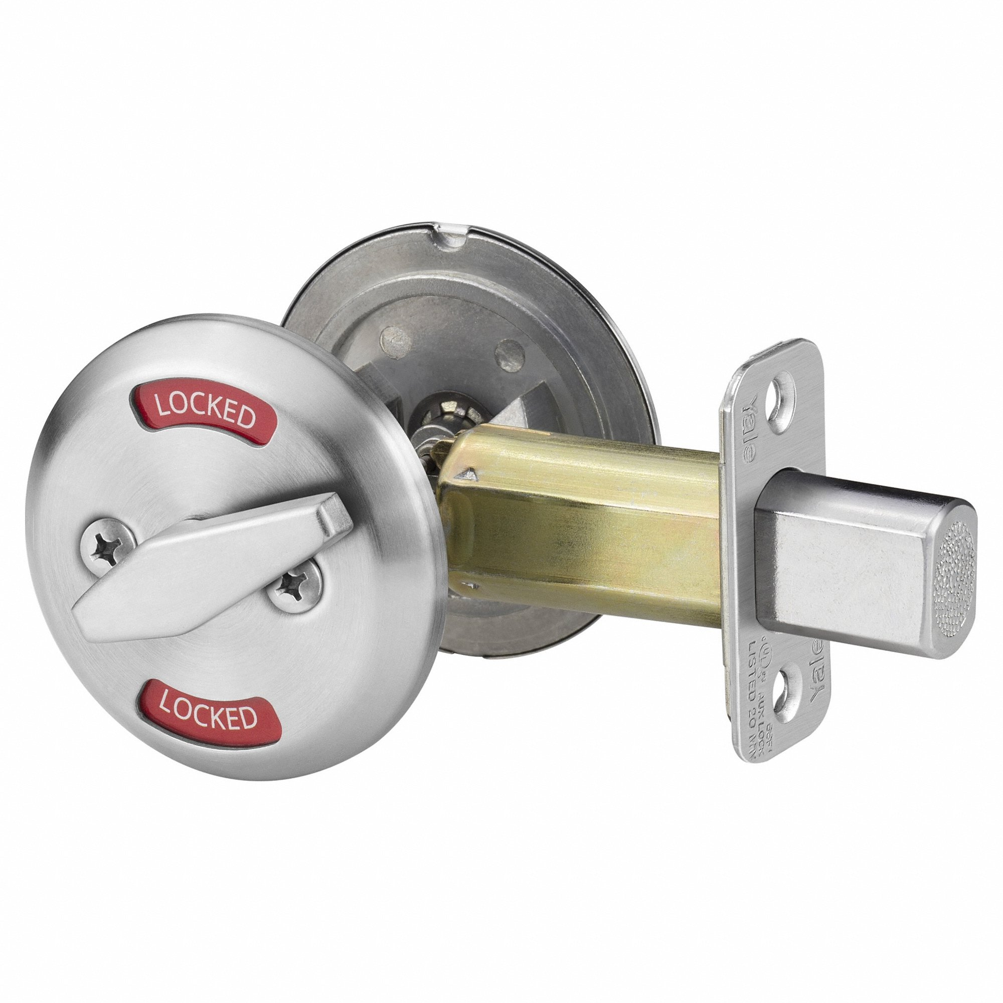 YALE D162 626 SCH C Deadbolt, 1, Satin Chrome | CV3WZH 56HL56