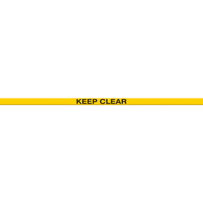 ACCUFORM SIGNS PTP218 Floor Marking Tape, Keep Clear, 5 x 120 cm Size | CF4EXB AFPTP218KC