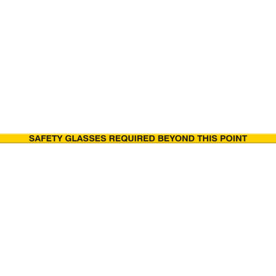 ACCUFORM SIGNS PTP219 Floor Marking Tape, Safety Glasses, 5 x 120 cm Size | CF4EXD AFPTP219SG