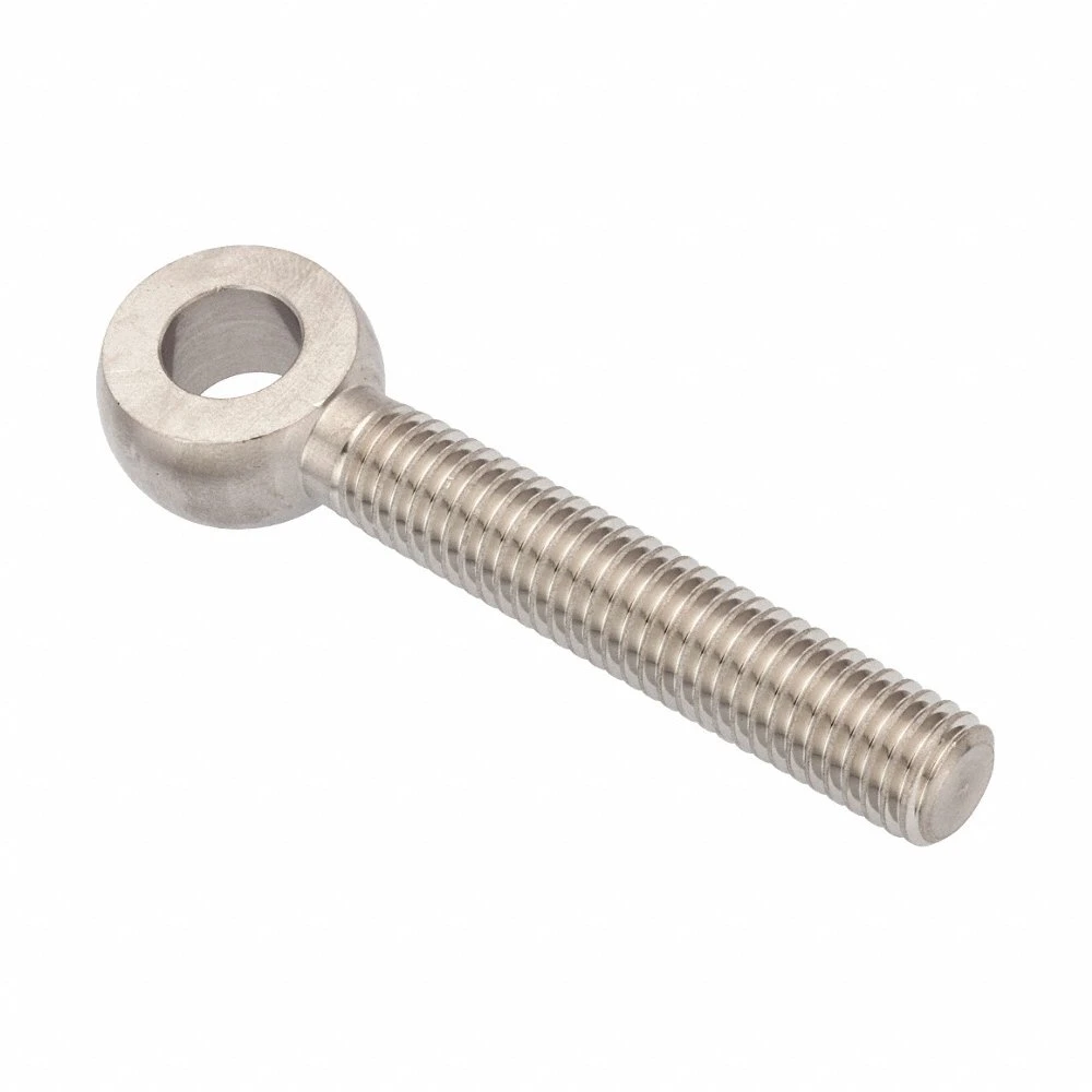 Fixed Rod End, 1/2 Inch ID, 1 1/32 Inch OD, 1/2 Inch Thickness, Plain Stainless Steel