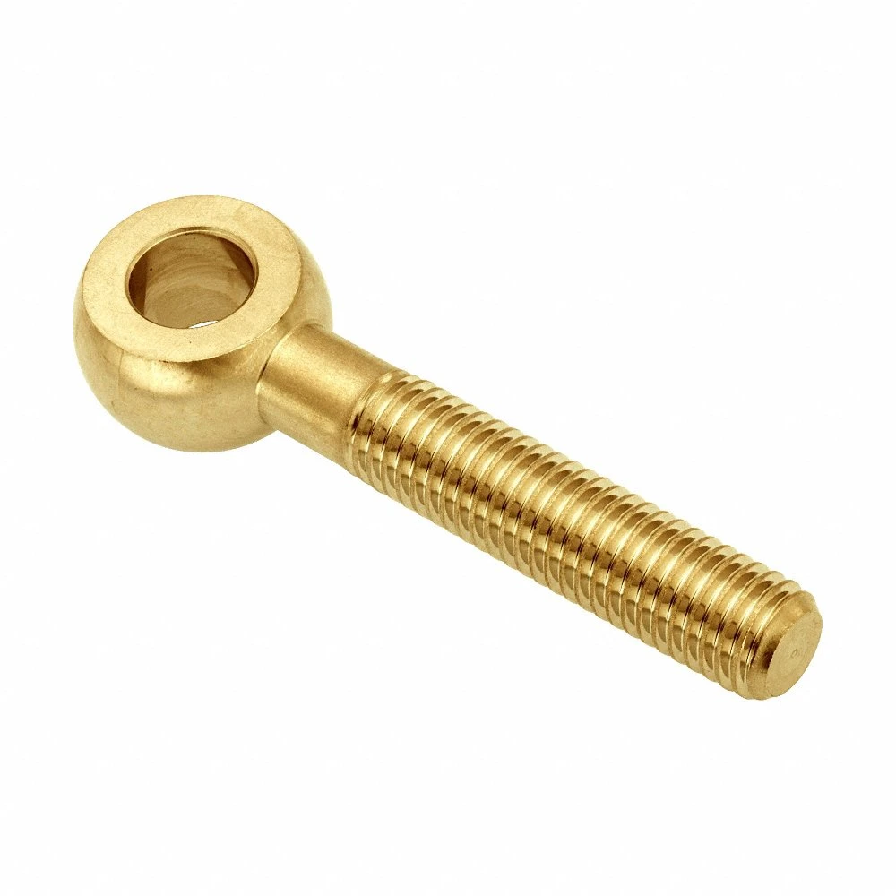 Fixed Rod End, 1 1/2 Inch ID, 3 3/32 Inch Outside Dia, 1 1/2 Inch Thickness, Plain Brass