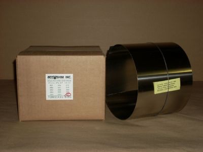 ACCUSHIM SSN31 Shim Stock Roll, 6 x 50 Inch Size, 0.031 Inch Thickness, Stainless Steel | CE8ETH