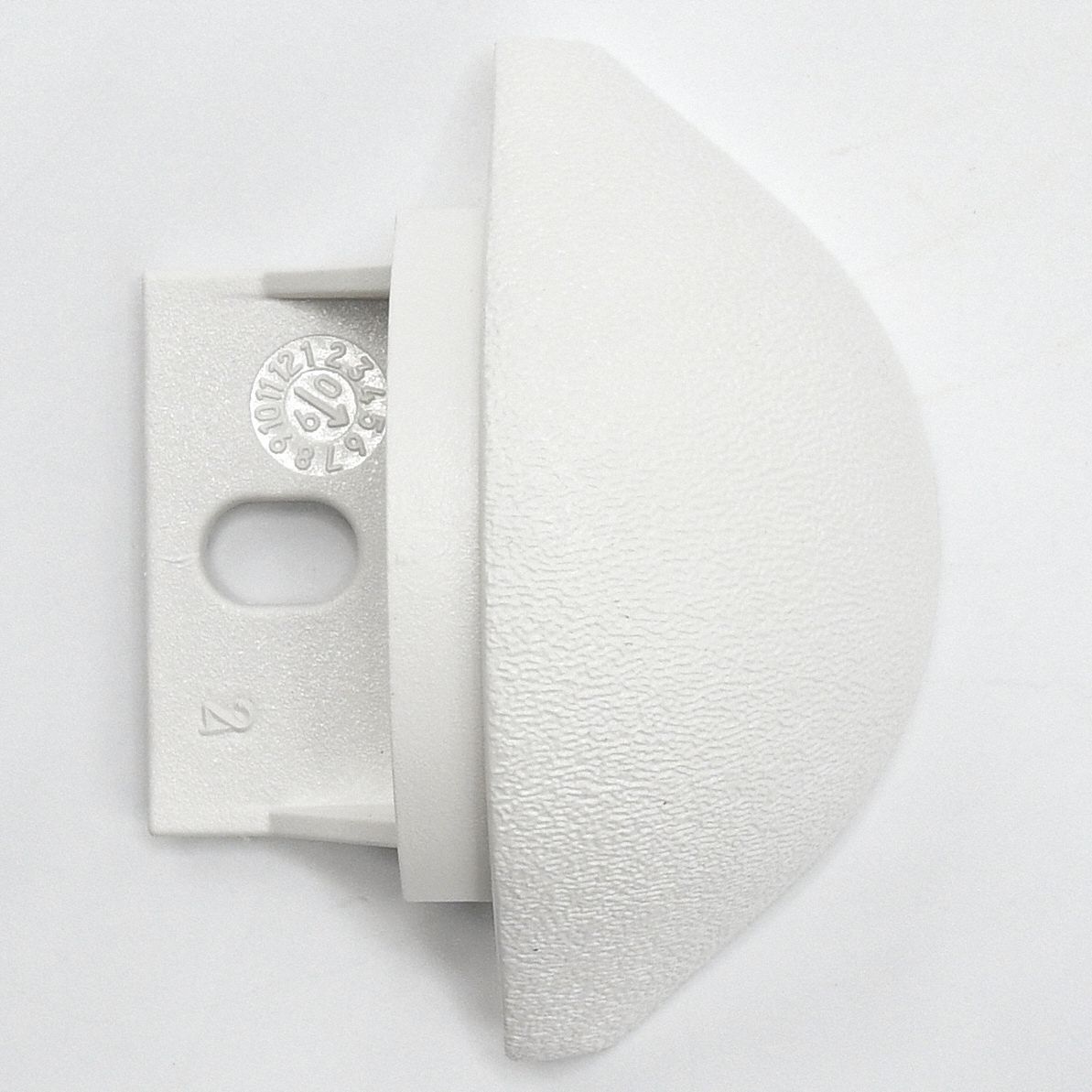 ACROVYN BG30CAP949N End Cap, White, 1-13/16 x 2-3/4 x 5/64 Inch Size | CF2HMU 55LX11