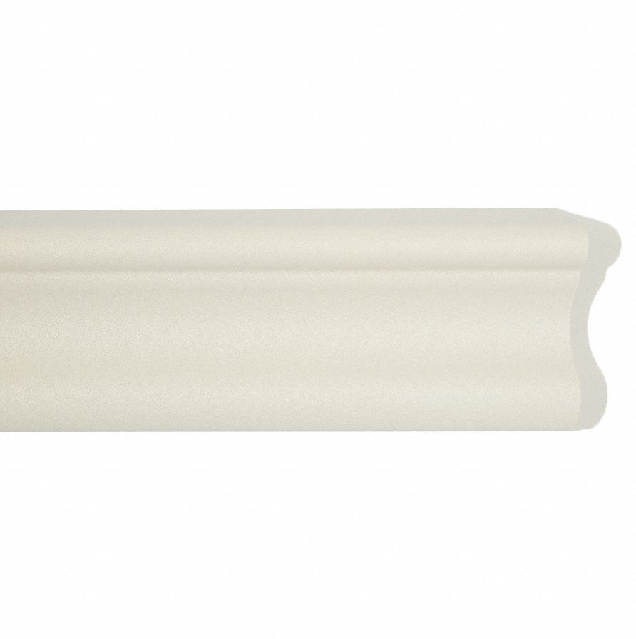 ACROVYN FR251934N Chair Rail, Pearl, 114 Inch Length, 2-1/2 Inch Height, 3/4 Inch Thick | CF2MZT 55MA86