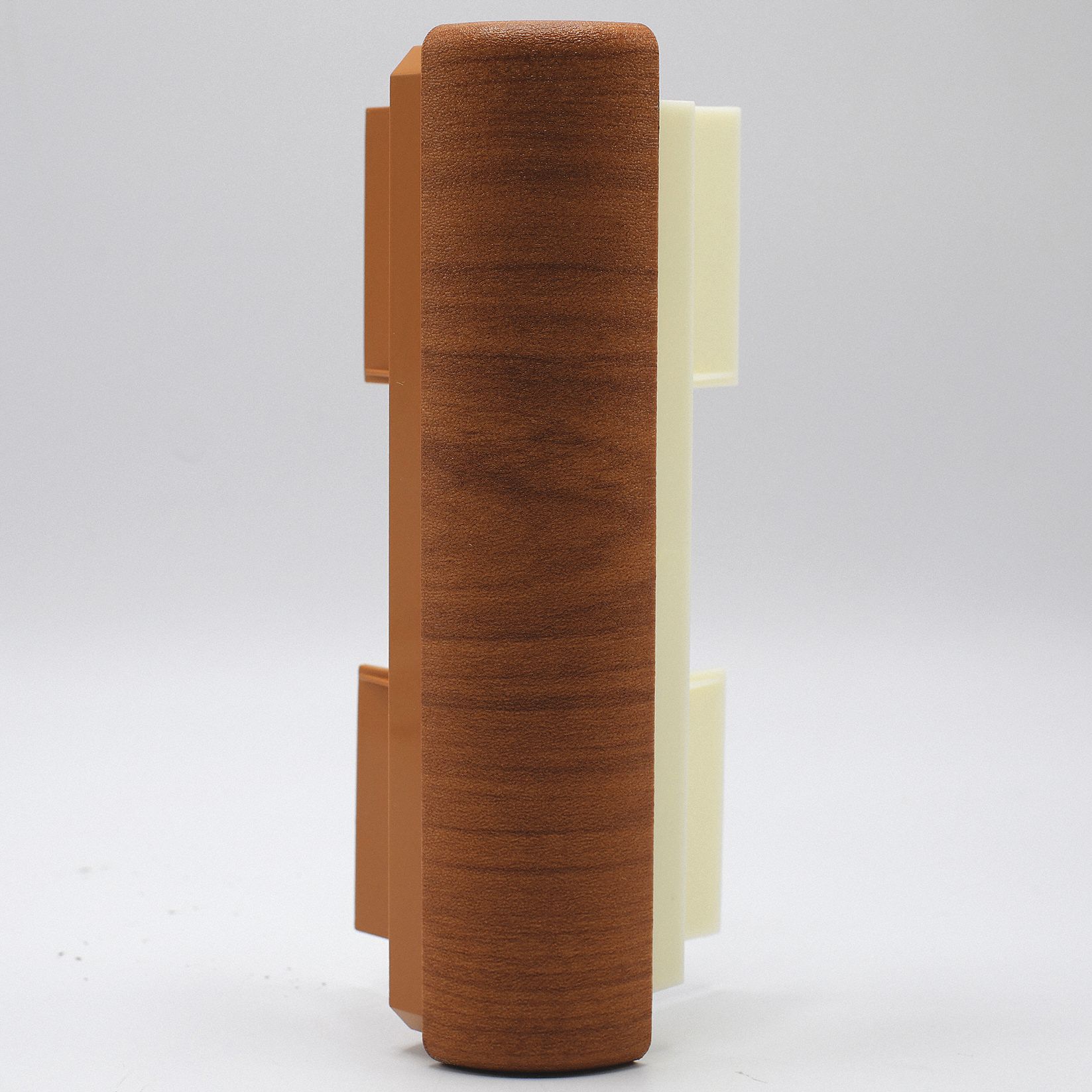 ACROVYN SCR64MOS373N End Cap, Amber Cherry, 1-1/4 x 8 x 5/64 Inch Size | CF2JAE 55LV33