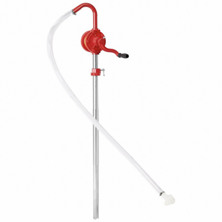 Hand Operated Drum Pump, Rotary, 55 gal