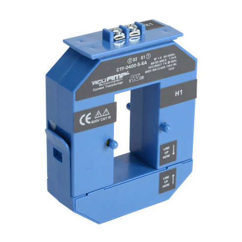 AC Current Transformer, Split Core, 400A Primary, 5A Secondary