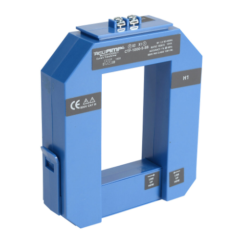 AC Current Transformer, Split Core, 1000A Primary, 5A Secondary