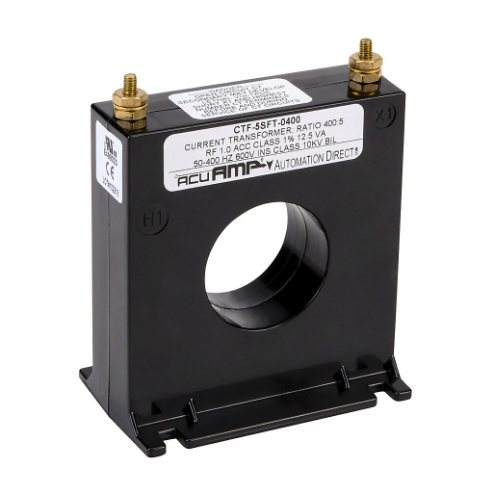 AC Current Transformer, Solid Core, 400A Primary, 5A Secondary