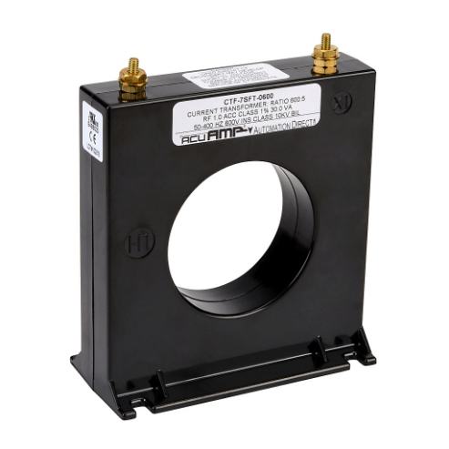 AC Current Transformer, Solid Core, 600A Primary, 5A Secondary