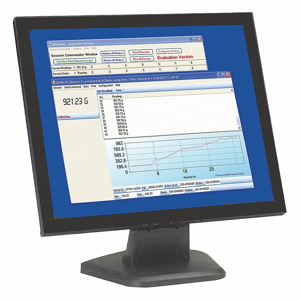 ADAM EQUIPMENT 600002028 Adam Data Collection Software Silver Cd | AF6MWB 19YP09