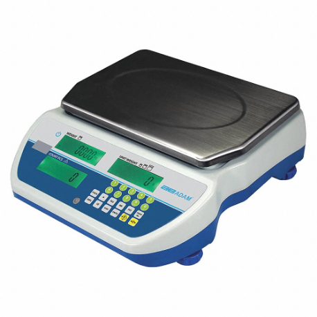 ADAM EQUIPMENT CCT4 Bench Scale, 8 lb Wt Capacity, 8 1/4 Inch Weighing Surface Dp, g/kg/lb, 0.1 g/0.0002 lb | CV2RCX 54YN30