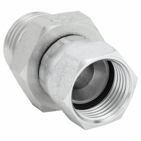 ADAPT-ALL 9021-0806 Hydraulic Hose Adapter, 1/2 x 3/8 Inch Fitting Size, Female x Male, JIC x BSPP | CN8BWJ 55DR81