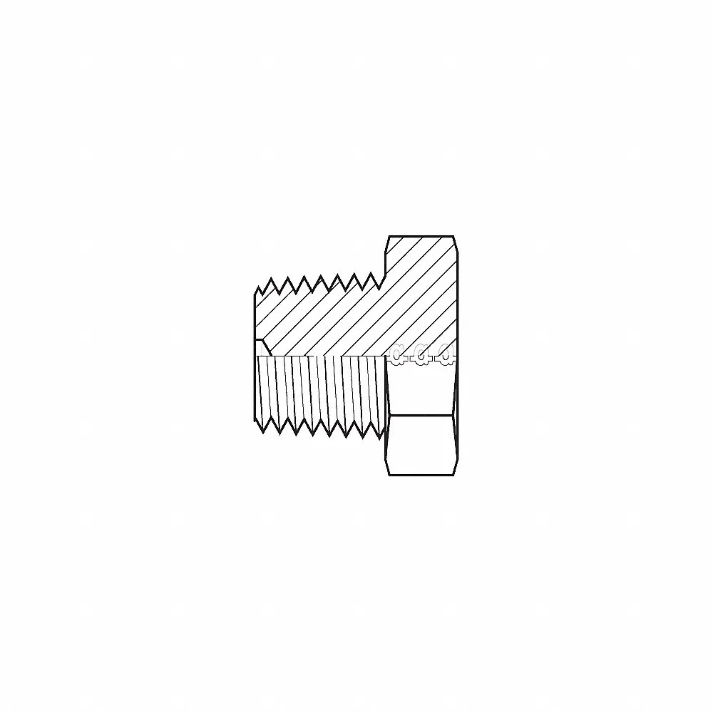 ADAPT-ALL 9030T-16 Hydraulic Hose Adapter, Carbon Steel, 1 Inch Fitting Size | CN8CDE 55DT40