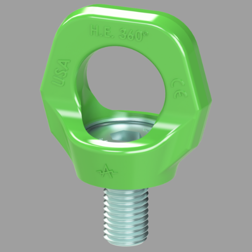 AMERICAN DRILL BUSHING 71120 Hoist Ring, 880 lbs. Load Capacity, 3/8-16 Thread Size, 12 ft. lbs. Torque | CD6KJA