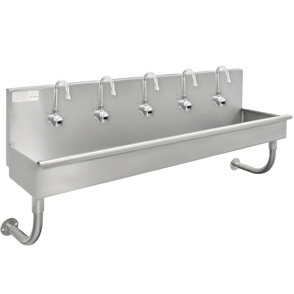 ADVANCE TABCO 19-18-100EFADA Multiwash Hand Sink, Wall Mounted, 100 X 19-1/2 X 25-1/2 Inch Size | CD7NEL