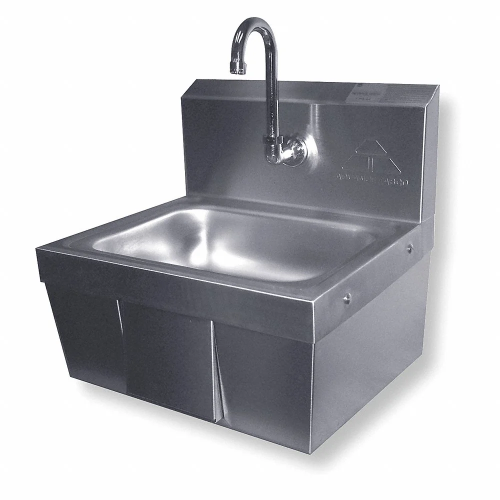 ADVANCE TABCO 7-PS-44 Hand Sink Wall 17-1/4 Inch Length 15-1/4 Inch Width | AC9RCQ 3JDT6