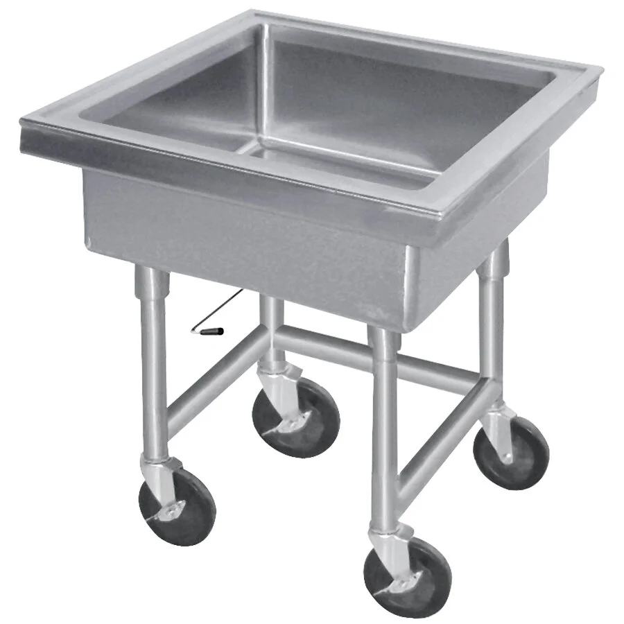 ADVANCE TABCO 9-FMS-12 Soak Sink, Portable, 34 Inch Working Height, 22 X 22 X 12 Inch Size | CD7NWA