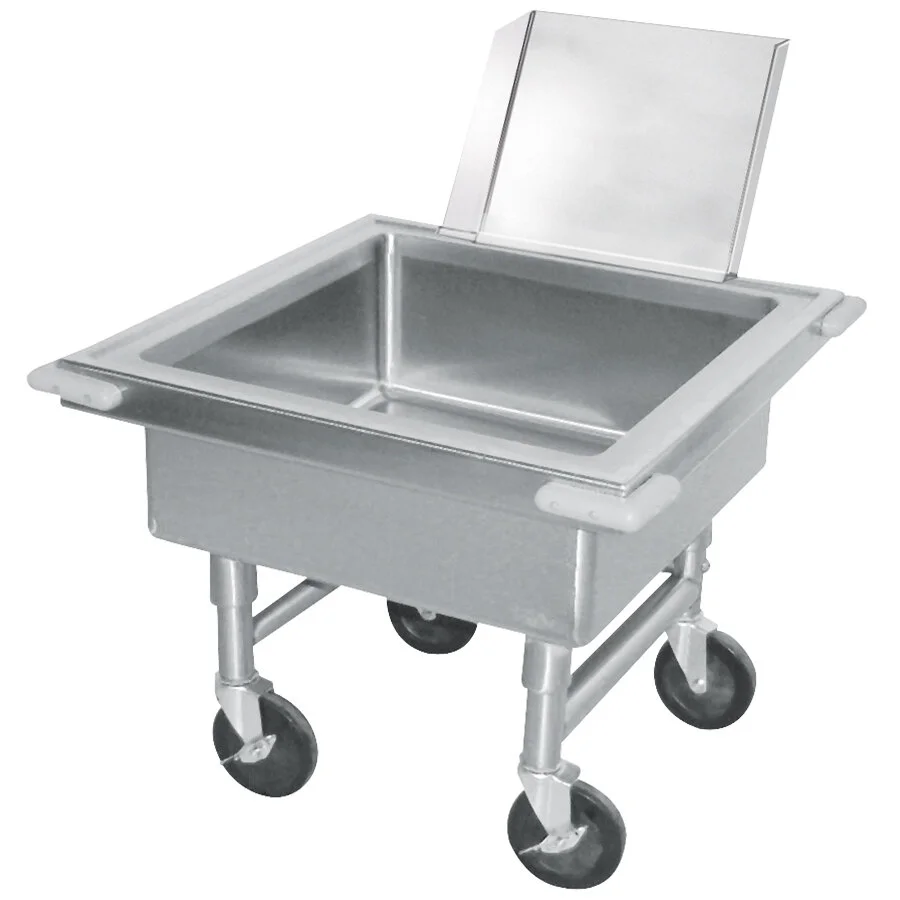 ADVANCE TABCO 9-FSC-20 Soak Sink, Portable, 20 Inch Working Height, 22 X 22 X 8 Inch Size | CD7NWC