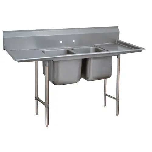 ADVANCE TABCO 93-62-36-18RL Regaline Sink, 2-Cpt., 24 Inch F-To-B X 18 Inch | CD7PCD