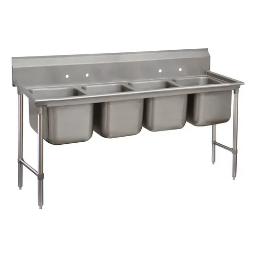 ADVANCE TABCO 93-64-72 Regaline Sink, 4-Cpt., 24 Inch F-To-B X 18 Inch | CD7PCX